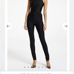 Good American Shine Compression Good Waist Leggings size 4 / 27